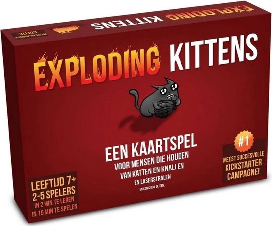 999 Games Spellenbundel - Kaartspellen - 2 Stuks - De Crew & Exploding Kittens 6 999 Games Spellenbundel - Kaartspellen - 2 Stuks - De Crew & Exploding Kittens - Afbeelding 4
