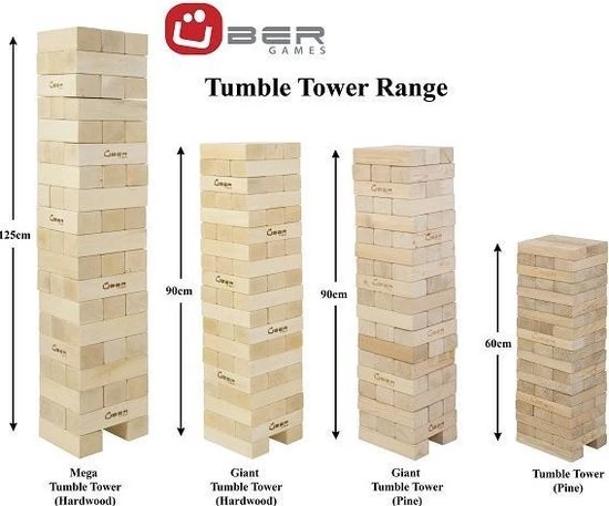 New Stapelorenspel (Grenen, Stapeltorenspel, In Stevige Transportas, Uit ECO Grenenhout, Tot 90 Cm Hoog 8 New Stapelorenspel (Grenen, Stapeltorenspel, In Stevige Transportas, Uit ECO Grenenhout, Tot 90 Cm Hoog - Afbeelding 6