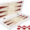Yenig?n Tavla Klassiek Backgammon Rood En Wit Marmer Bordspel - Met Schaakbord - Turks Tavla - Maat L 38cm -spellen-voor-volwassenen Winkel 550x466 4