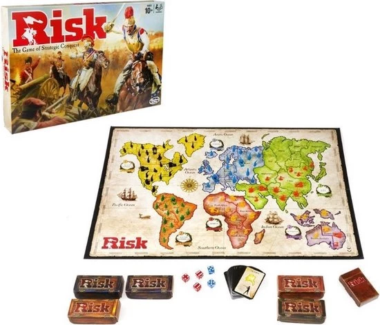 Hasbro Spellenbundel - 2 Stuks - Dobble Classic & Risk 8 Hasbro Spellenbundel - 2 Stuks - Dobble Classic & Risk - Afbeelding 6