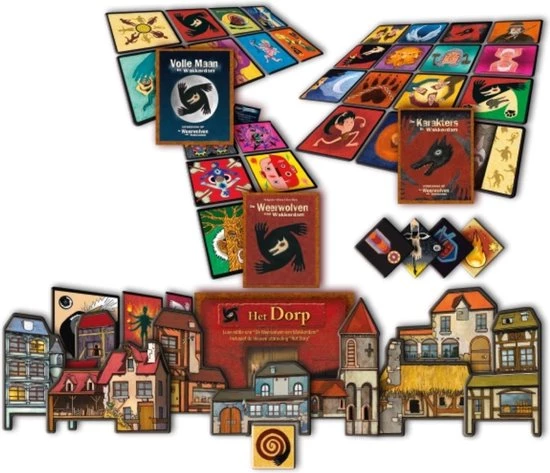 Merkloos Spellenbundel - Kaartspel - 2 Stuks - De Weerwolven Van Wakkerdam: Het Pact & SET! 5 Merkloos Spellenbundel - Kaartspel - 2 Stuks - De Weerwolven Van Wakkerdam: Het Pact & SET! - Afbeelding 3