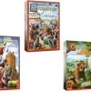 999 Games Spellenbundel - 3 Stuks - Carcassonne Uitbreidingen - Het Circus & De Toren & Jagers En Verzamelaars -spellen-voor-volwassenen Winkel 550x474 3