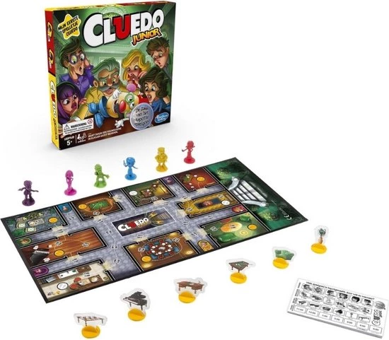 Merkloos Spellenbundel - 2 Stuks - Cluedo & Cluedo Junior 9 Merkloos Spellenbundel - 2 Stuks - Cluedo & Cluedo Junior - Afbeelding 7
