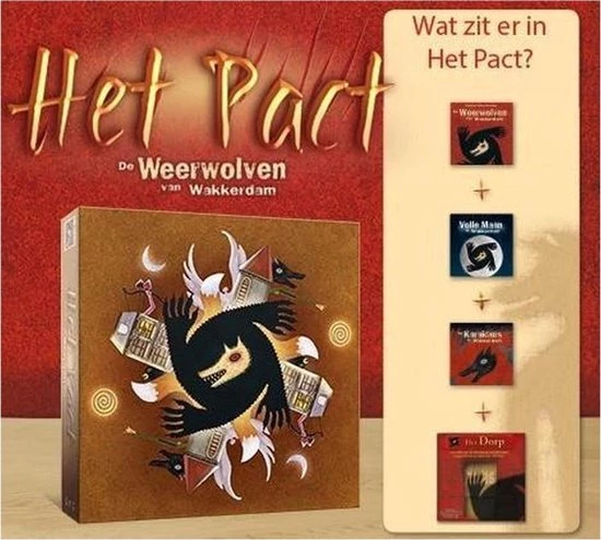 Merkloos Spellenbundel - Kaartspel - 2 Stuks - De Weerwolven Van Wakkerdam: Het Pact & SET! 6 Merkloos Spellenbundel - Kaartspel - 2 Stuks - De Weerwolven Van Wakkerdam: Het Pact & SET! - Afbeelding 4
