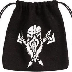 Q Workshop Dice Bag Dwarven Black & White Q-Workshop