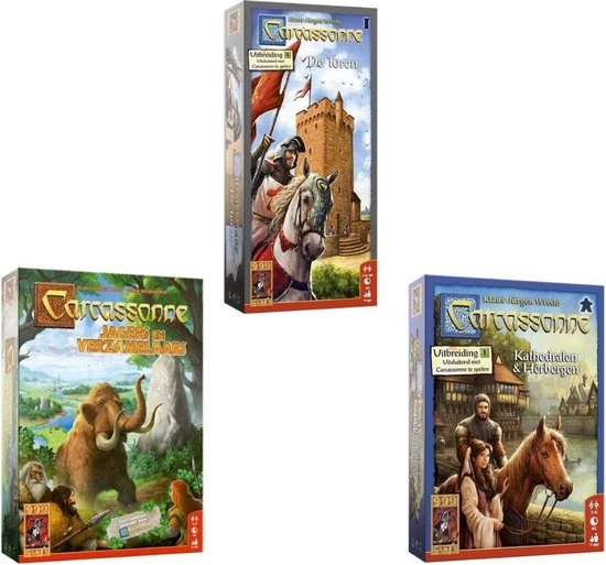 999 Games Spellenbundel - 3 Stuks - Carcassonne De Toren & Jagers En Verzamelaars & Kathedralen En Herbergen 3 999 Games Spellenbundel - 3 Stuks - Carcassonne De Toren & Jagers En Verzamelaars & Kathedralen En Herbergen