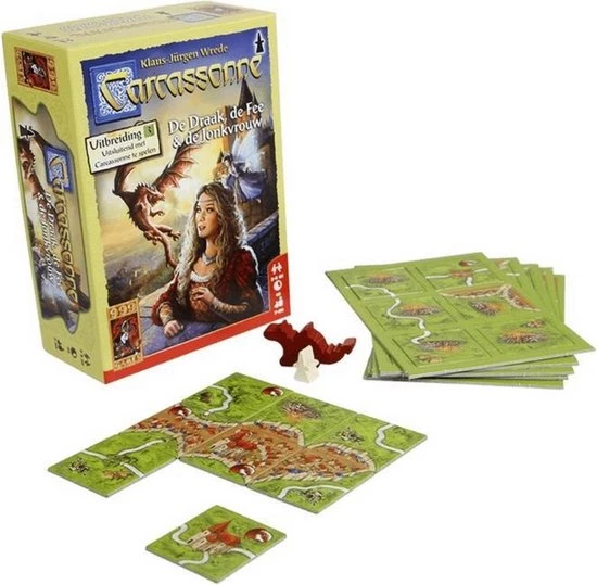 999 Games Spellenbundel - 3 Stuks - Carcassonne Draak, Fee En Jonkvrouw & Het Circus & Kathedralen En Herbergen 6 999 Games Spellenbundel - 3 Stuks - Carcassonne Draak, Fee En Jonkvrouw & Het Circus & Kathedralen En Herbergen - Afbeelding 4