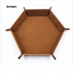 Genvi Dobbelstenenbak Zeshoek Bruin Groot