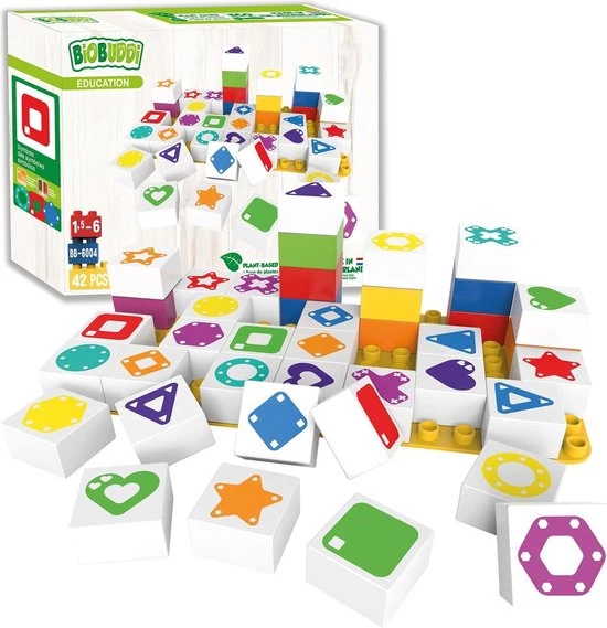 Wheat Biobuddi Educatieve Set Vormen 8 Wheat Biobuddi Educatieve Set Vormen - Afbeelding 6