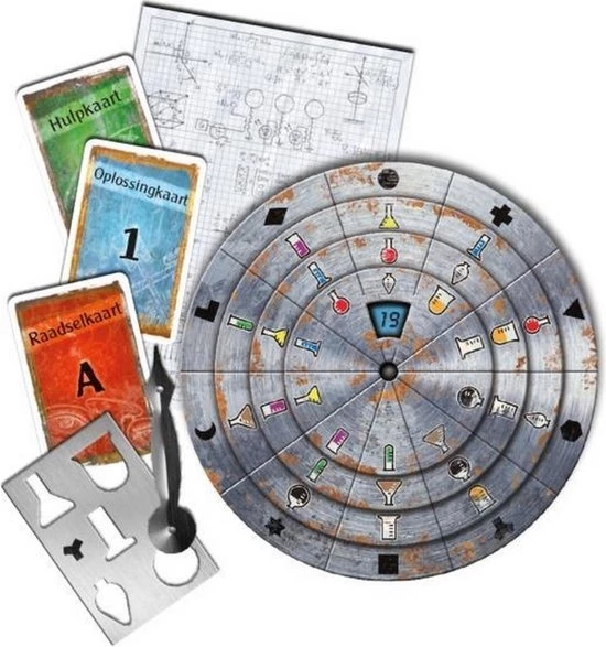 999 Games Spellenbundel - 3 Stuks - Exit - De Verlaten Hut & Het Geheime Lab & De Duistere Catacomben 10 999 Games Spellenbundel - 3 Stuks - Exit - De Verlaten Hut & Het Geheime Lab & De Duistere Catacomben - Afbeelding 8