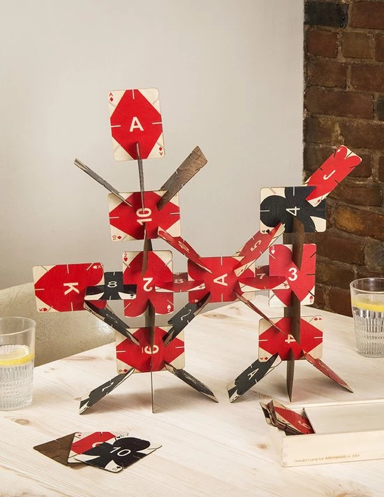 Areaware - Houten Kaartspel 5 Areaware - Houten Kaartspel - Afbeelding 3