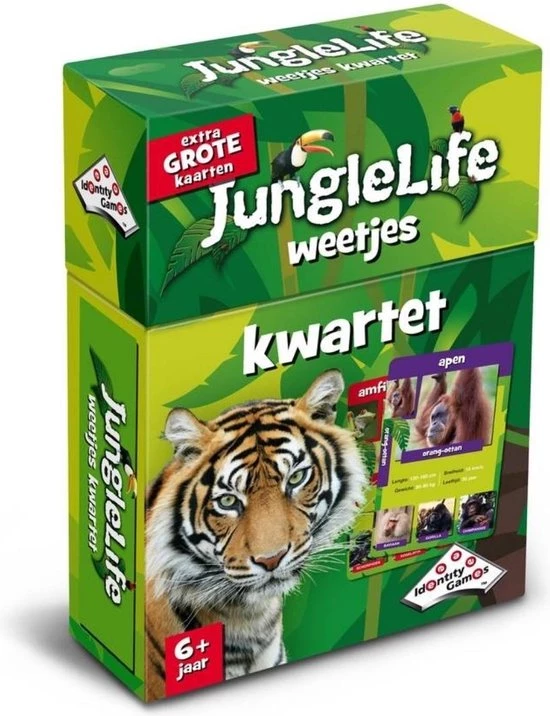 Merkloos Spellenbundel - Kwartet - 2 Stuks - Wildlife Kwartet & Junglelife Kwartet 7 Merkloos Spellenbundel - Kwartet - 2 Stuks - Wildlife Kwartet & Junglelife Kwartet - Afbeelding 5