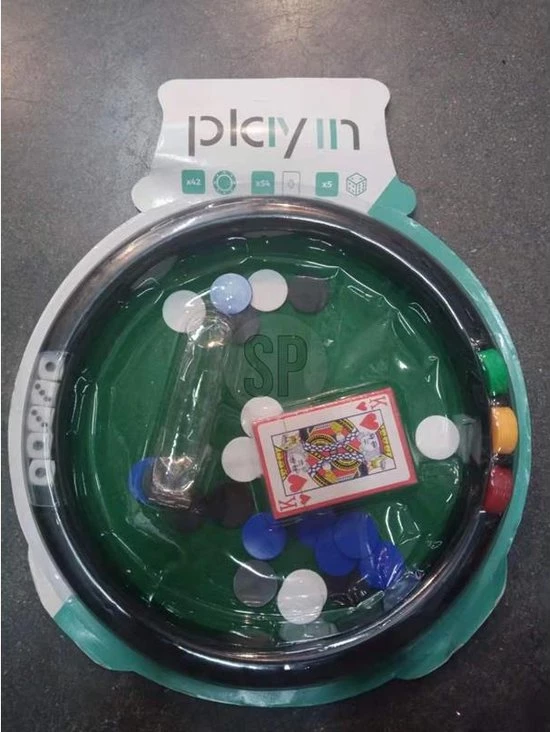 Merkloos Casino Speelset Inclusief Fiches 3 Merkloos Casino Speelset Inclusief Fiches