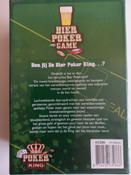 Miko Poker King Bierpoker 5 Miko Poker King Bierpoker - Afbeelding 3