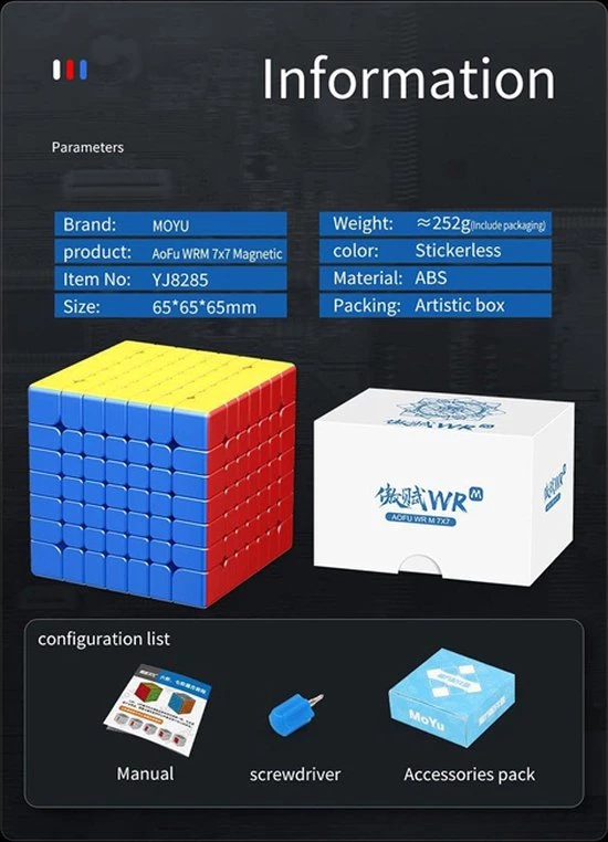 MoYu AoFu WRM 7x7 10 MoYu AoFu WRM 7x7 - Afbeelding 8