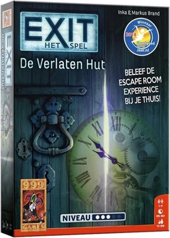 999 Games Spellenbundel - 3 Stuks - Exit - De Verlaten Hut & Het Verboden Slot & Het Verschrikkelijke Spookhuis 4 999 Games Spellenbundel - 3 Stuks - Exit - De Verlaten Hut & Het Verboden Slot & Het Verschrikkelijke Spookhuis - Afbeelding 2