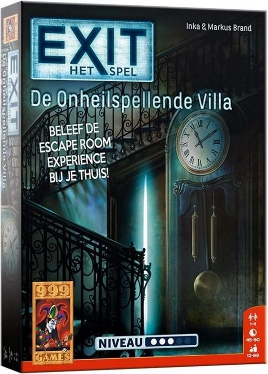 999 Games Spellenbundel - 2 Stuks - Exit - De Onheilspellende Villa & Evacuatie Van De Noordpool 4 999 Games Spellenbundel - 2 Stuks - Exit - De Onheilspellende Villa & Evacuatie Van De Noordpool - Afbeelding 2