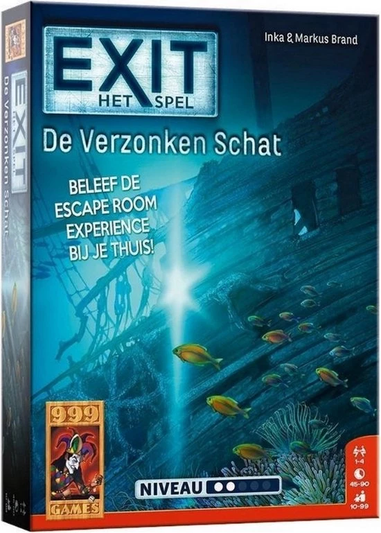 999 Games Spellenbundel - 3 Stuks - Exit - De Verlaten Hut & De Dode In De Orient Express & De Verzonken Schat 10 999 Games Spellenbundel - 3 Stuks - Exit - De Verlaten Hut & De Dode In De Orient Express & De Verzonken Schat - Afbeelding 8