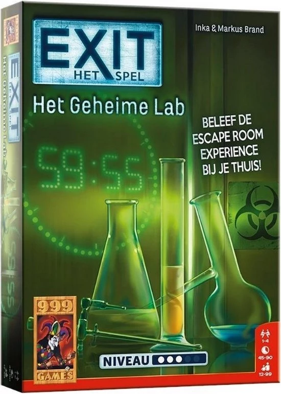 999 Games Spellenbundel - 3 Stuks - Exit - De Verlaten Hut & Het Geheime Lab & De Duistere Catacomben 8 999 Games Spellenbundel - 3 Stuks - Exit - De Verlaten Hut & Het Geheime Lab & De Duistere Catacomben - Afbeelding 6