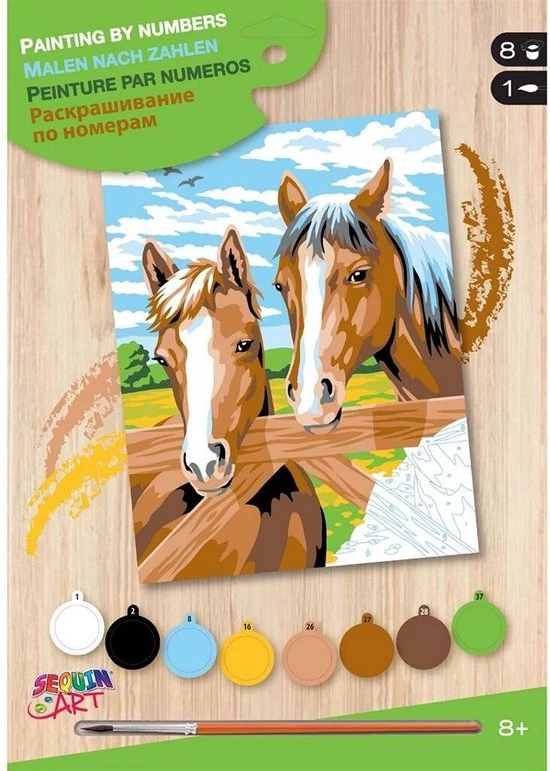 Sequin Art Schilderen Op Nummer Paarden 3 Sequin Art Schilderen Op Nummer Paarden