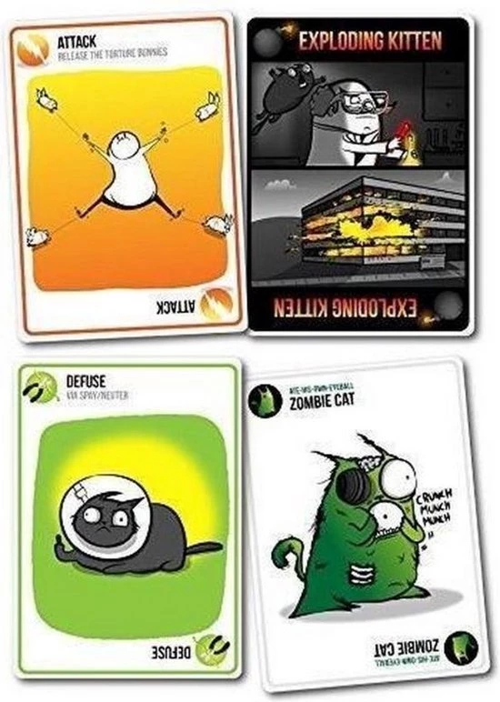 999 Games Spellenbundel - Kaartspellen - 2 Stuks - Take 5! & Exploding Kittens NSFW 9 999 Games Spellenbundel - Kaartspellen - 2 Stuks - Take 5! & Exploding Kittens NSFW - Afbeelding 7