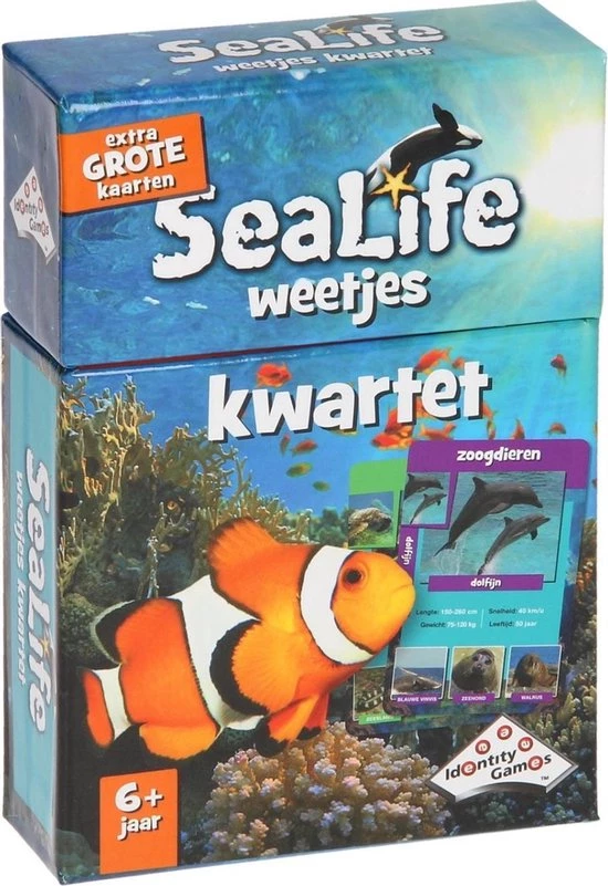 Merkloos Spellenbundel - Kwartet - 2 Stuks - Sealife Kwartet & Sport Weetjes Kwartet 4 Merkloos Spellenbundel - Kwartet - 2 Stuks - Sealife Kwartet & Sport Weetjes Kwartet - Afbeelding 2