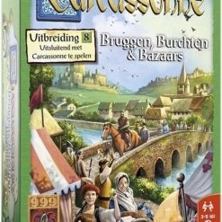 999 Games Spellenbundel - 2 Stuks - Carcassonne Kooplieden En Bouwmeesters & Bruggen, Burchten En Bazaars -spellen-voor-volwassenen Winkel 550x804 2
