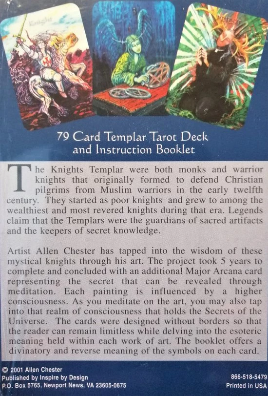 Inspire By Design Templar Tarot 4 Inspire By Design Templar Tarot - Afbeelding 2