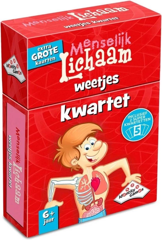 Merkloos Spellenbundel - Kwartet - 2 Stuks - Paarden Kwartet & Menselijk Lichaam Kwartet 6 Merkloos Spellenbundel - Kwartet - 2 Stuks - Paarden Kwartet & Menselijk Lichaam Kwartet - Afbeelding 4