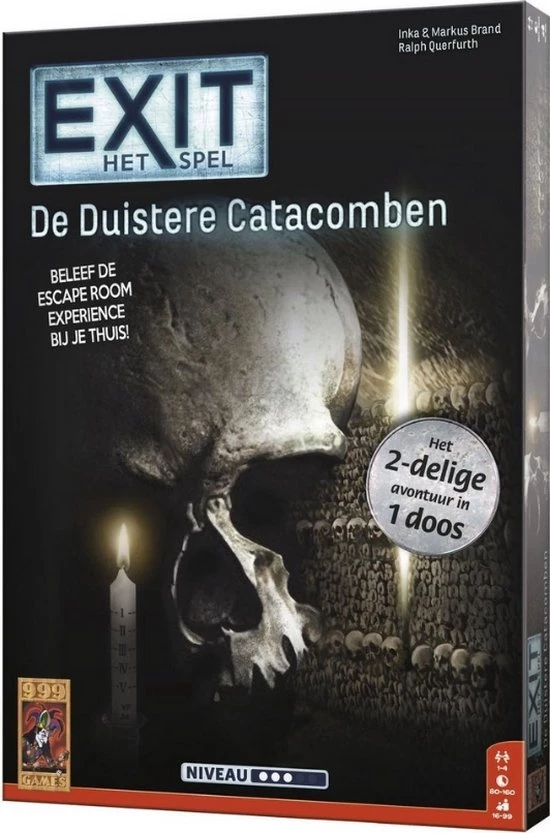 999 Games Spellenbundel - 3 Stuks - Exit - De Verlaten Hut & Het Geheime Lab & De Duistere Catacomben 12 999 Games Spellenbundel - 3 Stuks - Exit - De Verlaten Hut & Het Geheime Lab & De Duistere Catacomben - Afbeelding 10